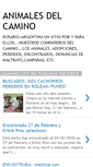 Mobile Screenshot of animalesdelcamino.blogspot.com