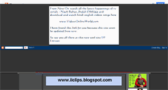 Desktop Screenshot of iiclips.blogspot.com
