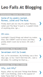Mobile Screenshot of leofailsatblogging.blogspot.com