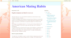 Desktop Screenshot of americanmatinghabits.blogspot.com