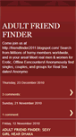 Mobile Screenshot of friendfinder2011.blogspot.com