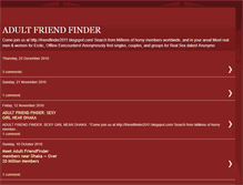 Tablet Screenshot of friendfinder2011.blogspot.com