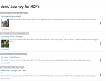 Tablet Screenshot of anesjourneyforhope.blogspot.com