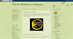 Desktop Screenshot of planbibliotecaybosques.blogspot.com