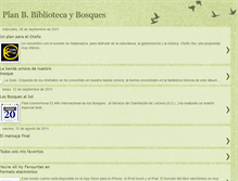 Tablet Screenshot of planbibliotecaybosques.blogspot.com