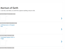 Tablet Screenshot of murmursofearth.blogspot.com