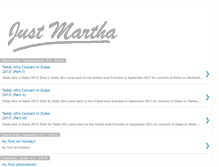 Tablet Screenshot of justmarthatv.blogspot.com