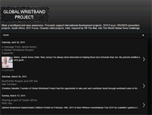 Tablet Screenshot of globalwristbandproject.blogspot.com