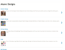 Tablet Screenshot of akanedesigns.blogspot.com