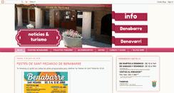 Desktop Screenshot of infobenabarre.blogspot.com