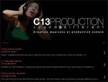 Tablet Screenshot of c13production.blogspot.com