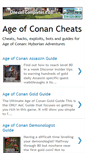 Mobile Screenshot of conancheats.blogspot.com