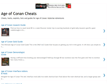 Tablet Screenshot of conancheats.blogspot.com