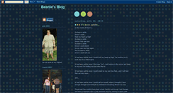 Desktop Screenshot of beaniesbloging.blogspot.com