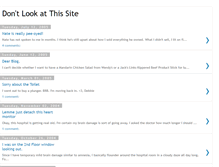 Tablet Screenshot of donotlookatthis.blogspot.com