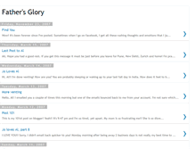 Tablet Screenshot of fathersglory.blogspot.com