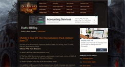 Desktop Screenshot of diablo3blog.blogspot.com