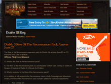 Tablet Screenshot of diablo3blog.blogspot.com