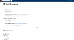 Desktop Screenshot of olivier-georgeon.blogspot.com