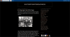 Desktop Screenshot of distortiontodeafness.blogspot.com