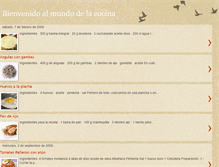 Tablet Screenshot of elmundodelacocina.blogspot.com