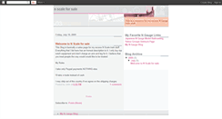 Desktop Screenshot of nscaleforsale.blogspot.com