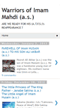 Mobile Screenshot of mahdiwarriors.blogspot.com
