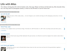 Tablet Screenshot of lifewithmiles.blogspot.com