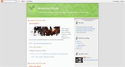Desktop Screenshot of citrominiatures.blogspot.com