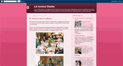 Desktop Screenshot of laanimalshelter.blogspot.com