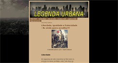 Desktop Screenshot of legendaurbana.blogspot.com