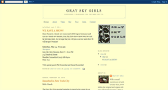 Desktop Screenshot of grayskygirls.blogspot.com