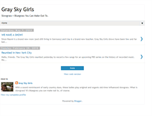 Tablet Screenshot of grayskygirls.blogspot.com