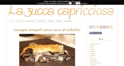 Desktop Screenshot of lazuccacapricciosa.blogspot.com