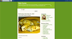 Desktop Screenshot of kitchenjournalmaincourse.blogspot.com