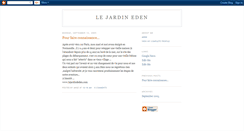 Desktop Screenshot of lejardindeden.blogspot.com