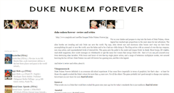 Desktop Screenshot of duke-nukem-forever.blogspot.com