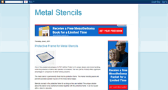 Desktop Screenshot of metal-stencils.blogspot.com