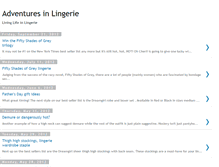Tablet Screenshot of adventuresinlingerie.blogspot.com