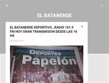Tablet Screenshot of elbatanense.blogspot.com