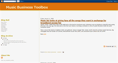 Desktop Screenshot of musicbusinesstoolbox.blogspot.com