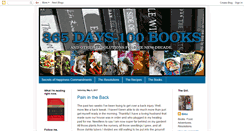 Desktop Screenshot of 365days-100books.blogspot.com