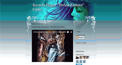 Desktop Screenshot of ehogardivinapastoracadiz.blogspot.com