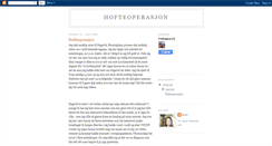 Desktop Screenshot of heidi-hofteoperasjon.blogspot.com