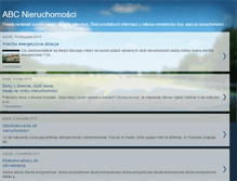 Tablet Screenshot of abcnieruchomosci.blogspot.com