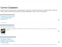 Tablet Screenshot of correociudadano.blogspot.com