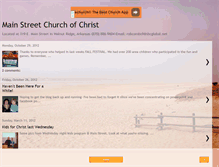 Tablet Screenshot of mainstcofc.blogspot.com