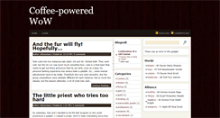 Desktop Screenshot of coffeepoweredwow.blogspot.com