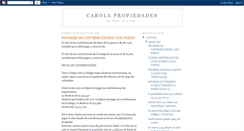 Desktop Screenshot of carolapropiedades.blogspot.com