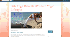 Desktop Screenshot of positiveyogilifestyle.blogspot.com